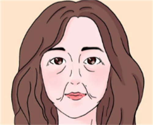 面部衰老后的样子图片 面部衰老后的样子图片