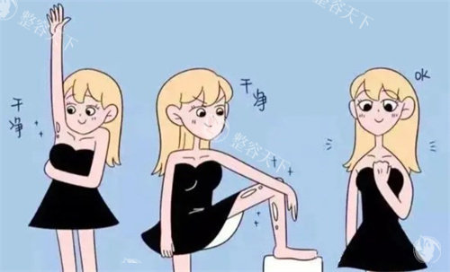 全身脱毛卡通图 全身脱毛卡通图