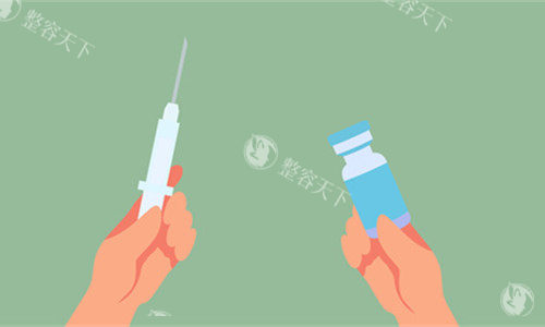 玻尿酸溶注射卡通图 玻尿酸溶注射卡通图