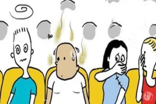 腋臭卡通图一览