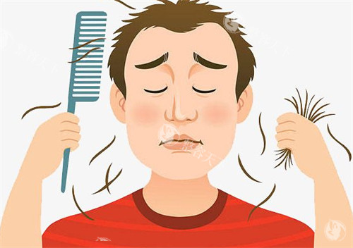 被脱发问题困扰的人
