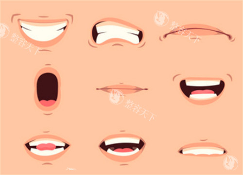 微笑唇唇角的样子图解