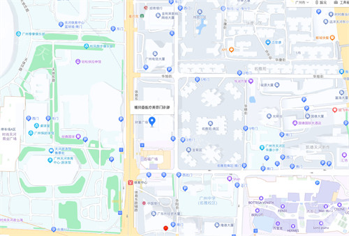 广州雅贝壹医疗美容门诊地图位置