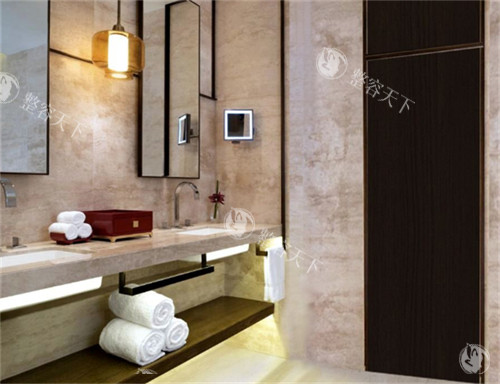 青岛诺美德医疗美容医院洗漱区