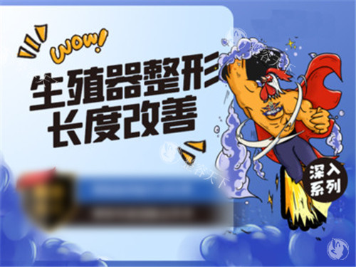 男性生殖整形宣传图