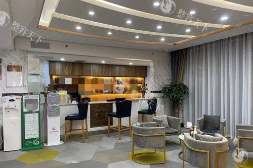 上海华美内部休息等待区环境