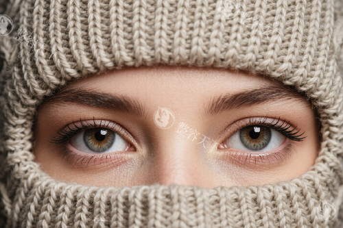 双眼皮局部图片