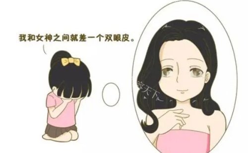 双眼皮结果示意图