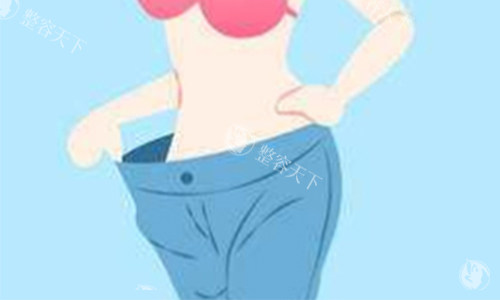 腰腹环吸后动画示意图