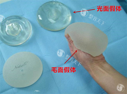 隆胸假体示意图