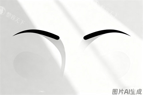 好看眉毛形状卡通图