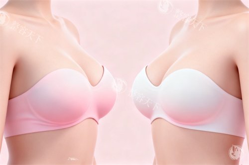 胸部整形隆胸卡通图